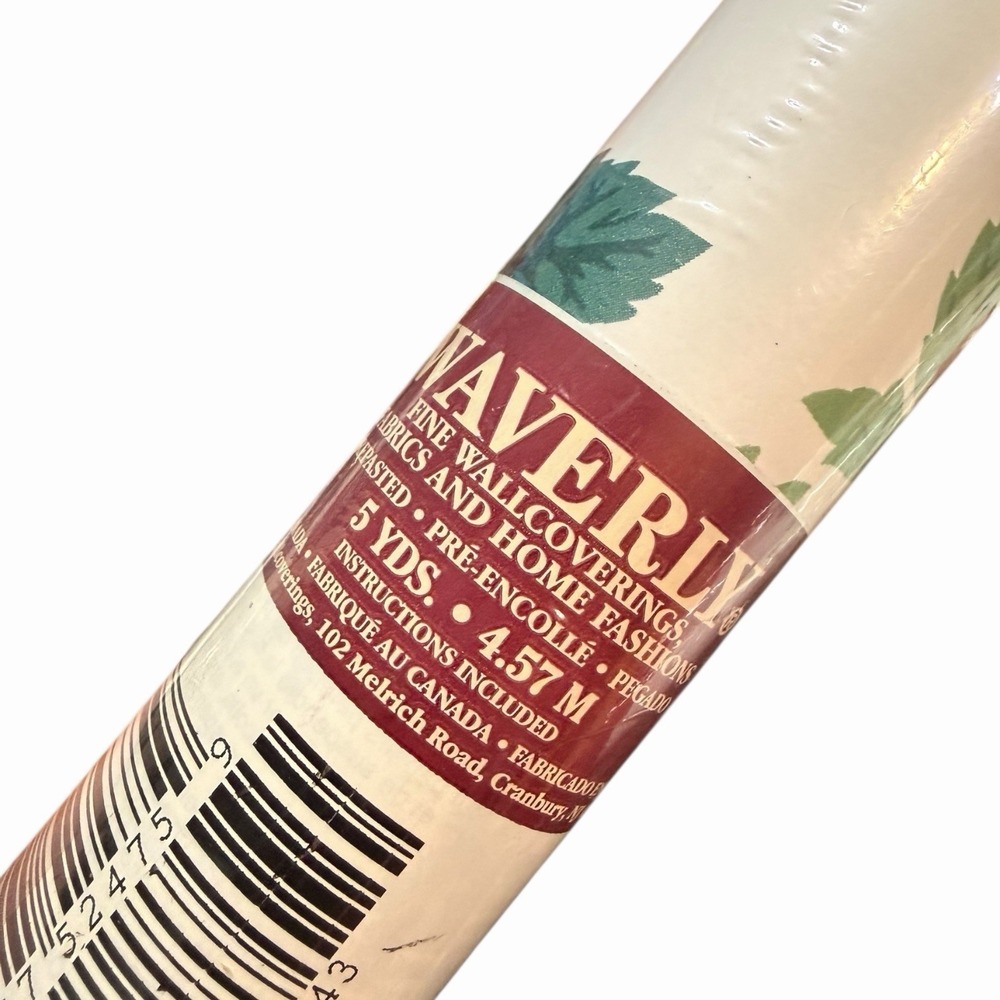Waverly Wallpaper Border Fruit Grapes Berries Botanical Red 5 Yards Prepasted